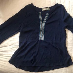 Bell-Sleeved/ peplum blouse